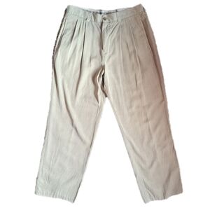 Pussers Island Reserve 33W 30L Men's Beige 100% Silk Pants